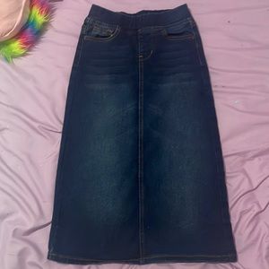 Girls Jean skirt 4/6